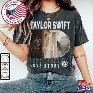 T4ylor Swift Music Shirt 90S Y2K   Eras Tour  Tickets Album Love Story Tee